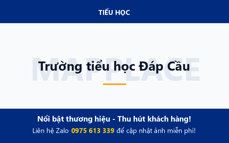 Trường tiểu học Đáp Cầu
