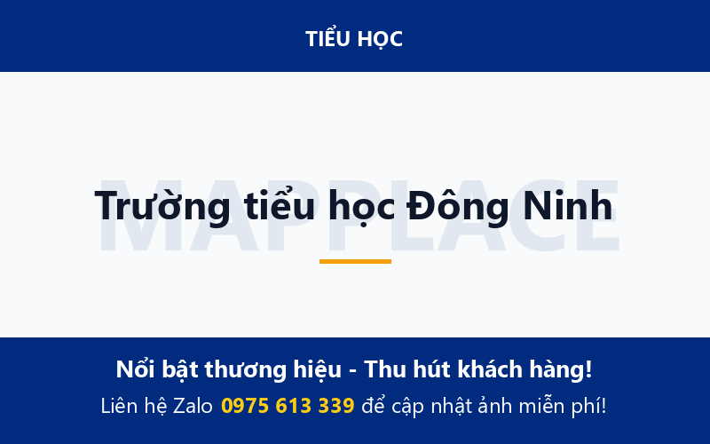 Trường tiểu học Đông Ninh