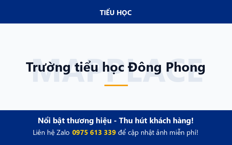 Trường tiểu học Đông Phong