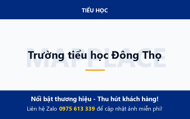 Trường tiểu học Đông Thọ