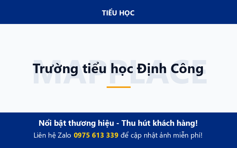 Trường tiểu học Định Công
