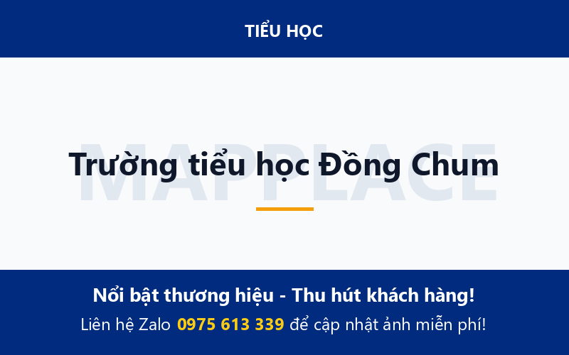 Trường tiểu học Đồng Chum