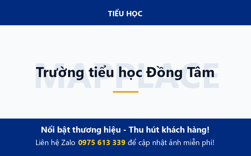 Trường tiểu học Đồng Tâm
