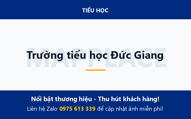 Trường tiểu học Đức Giang