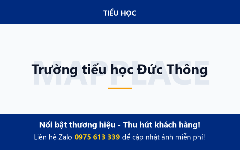 Trường tiểu học Đức Thông