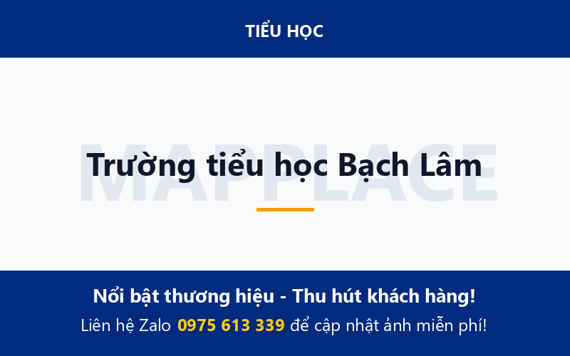 Trường tiểu học Bạch Lâm