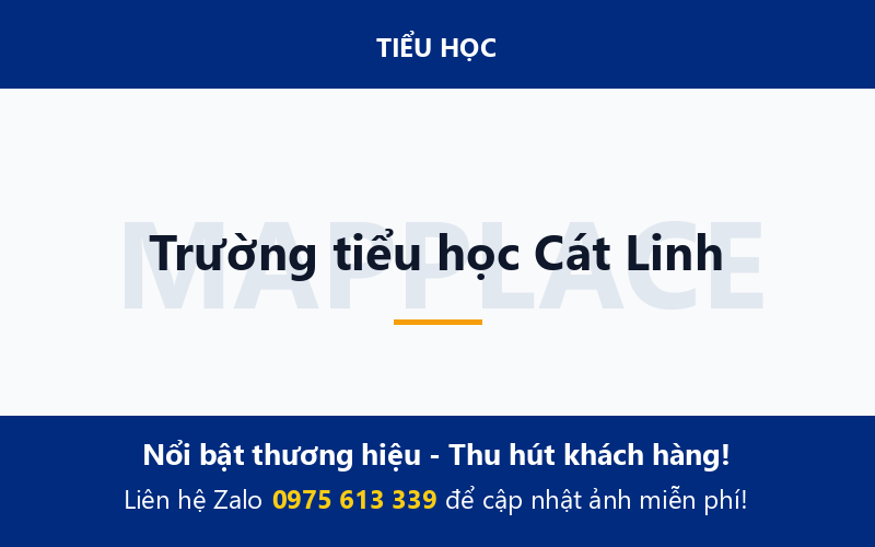 Trường tiểu học Cát Linh