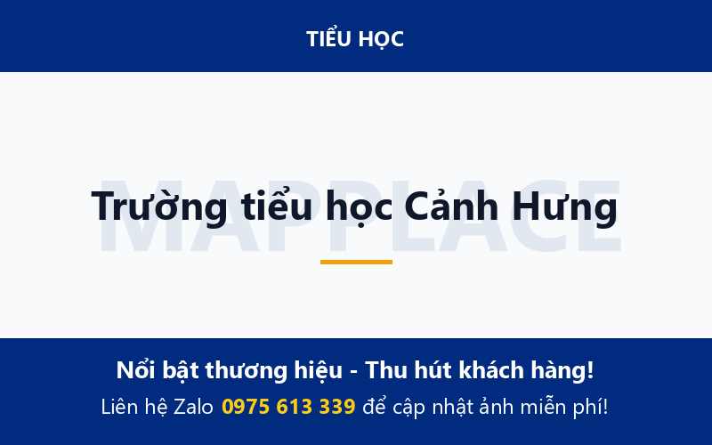 Trường tiểu học Cảnh Hưng