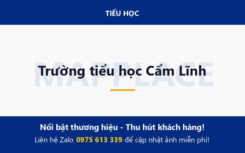 Trường tiểu học Cẩm Lĩnh