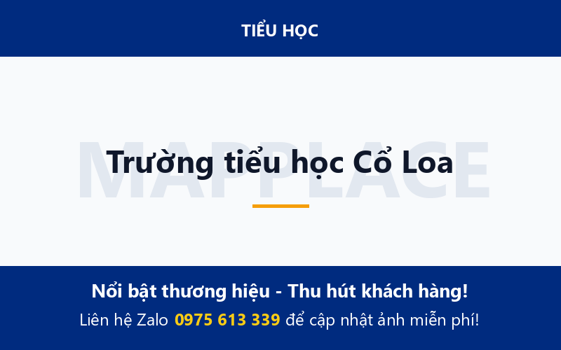 Trường tiểu học Cổ Loa