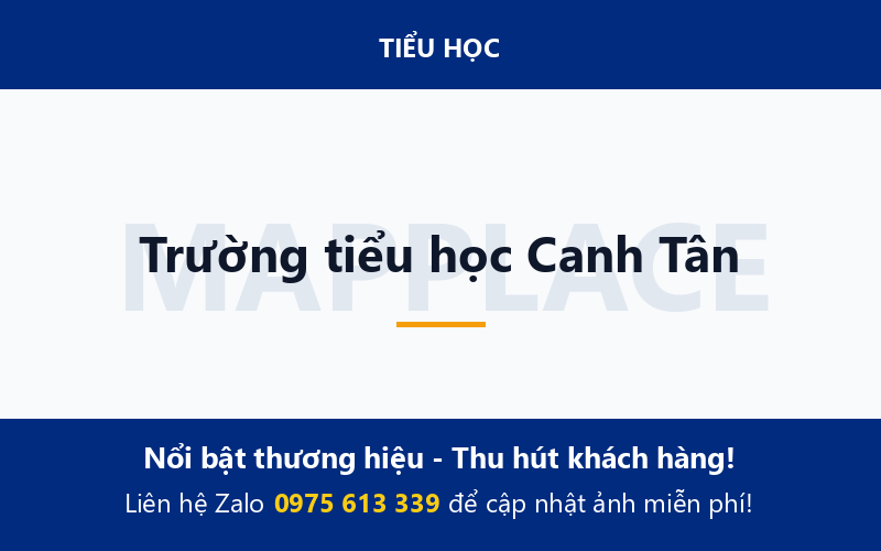 Trường tiểu học Canh Tân