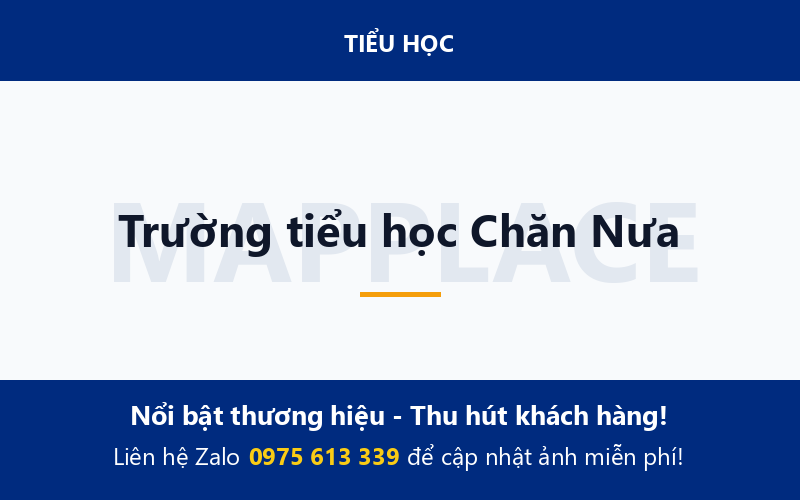 Trường tiểu học Chăn Nưa