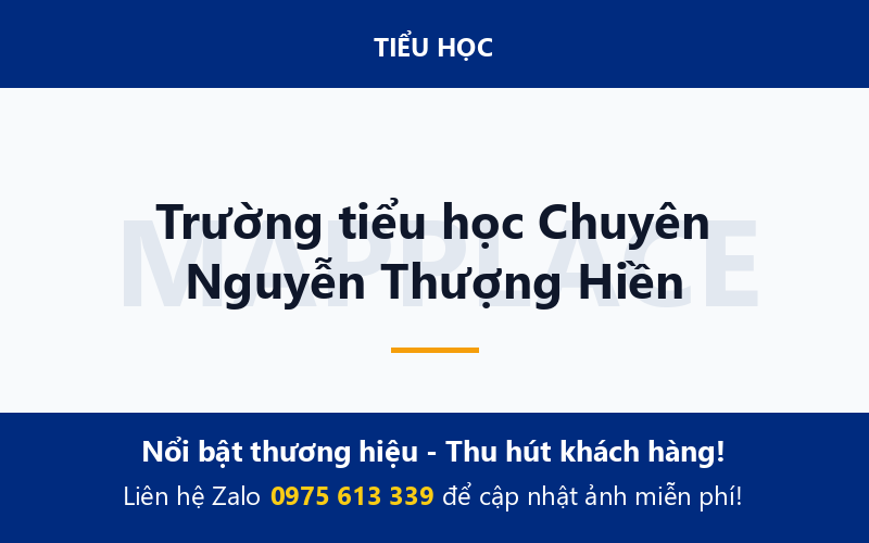 Trường tiểu học Chuyên Nguyễn Thượng Hiền