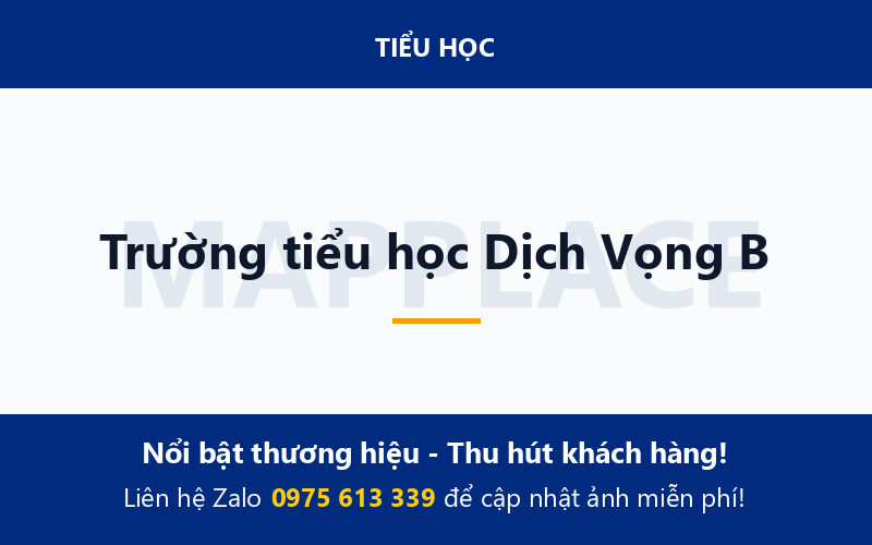 Trường tiểu học Dịch Vọng B