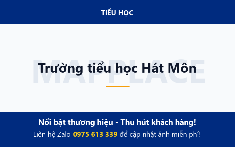 Trường tiểu học Hát Môn