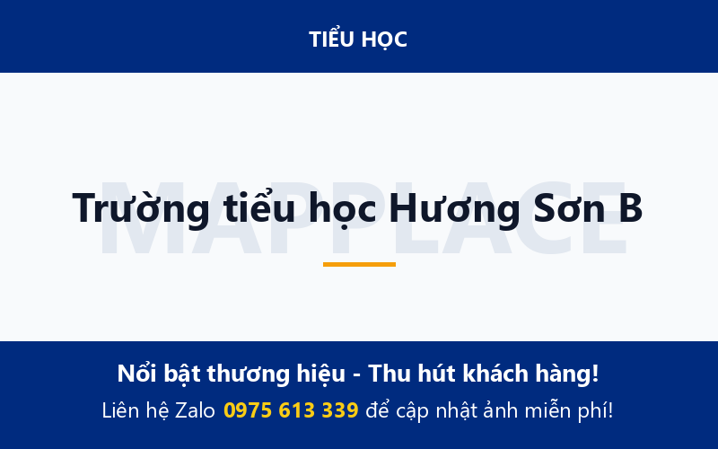 Trường tiểu học Hương Sơn B