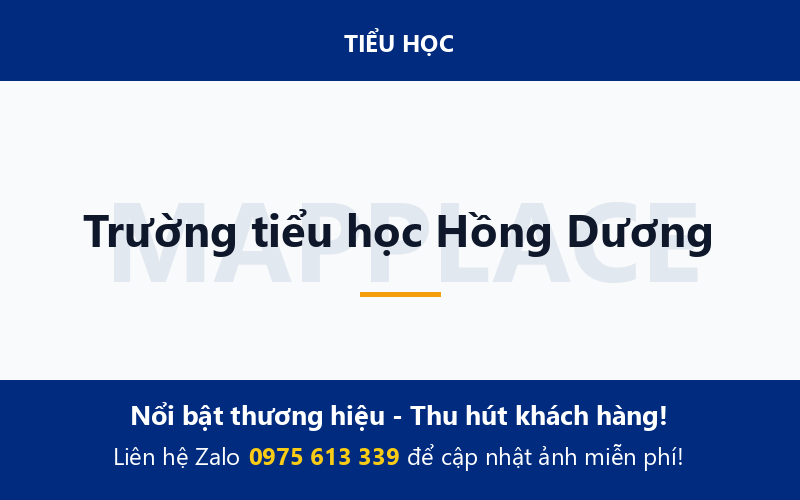 Trường tiểu học Hồng Dương