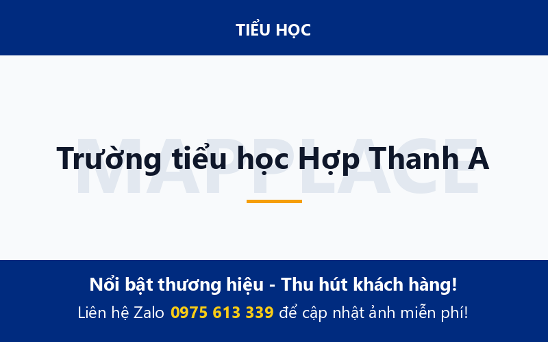 Trường tiểu học Hợp Thanh A