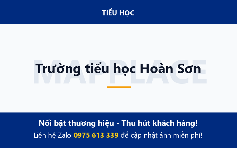 Trường tiểu học Hoàn Sơn