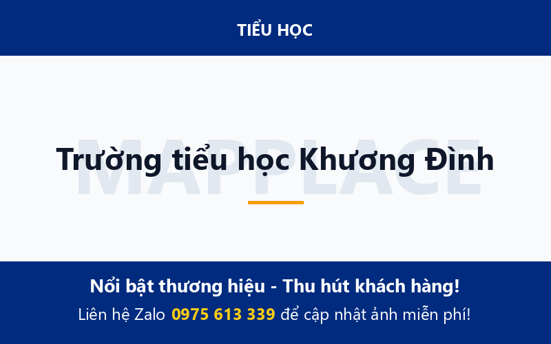 Trường tiểu học Khương Đình