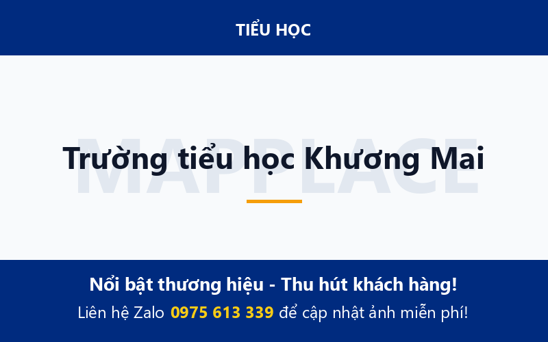 Trường tiểu học Khương Mai