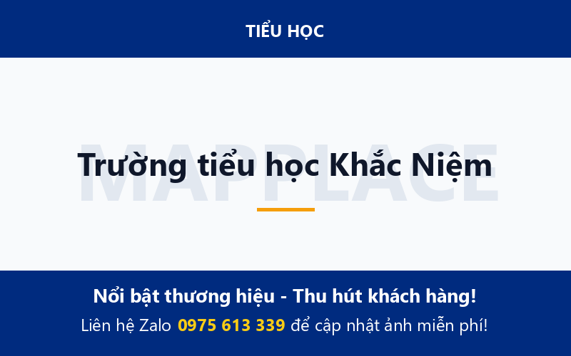 Trường tiểu học Khắc Niệm