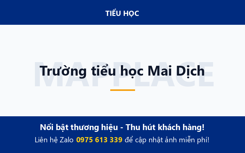 Trường tiểu học Mai Dịch