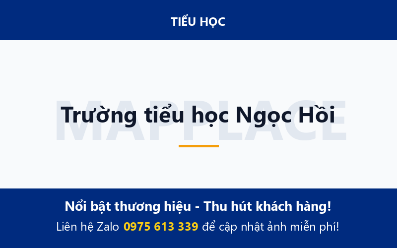 Trường tiểu học Ngọc Hồi