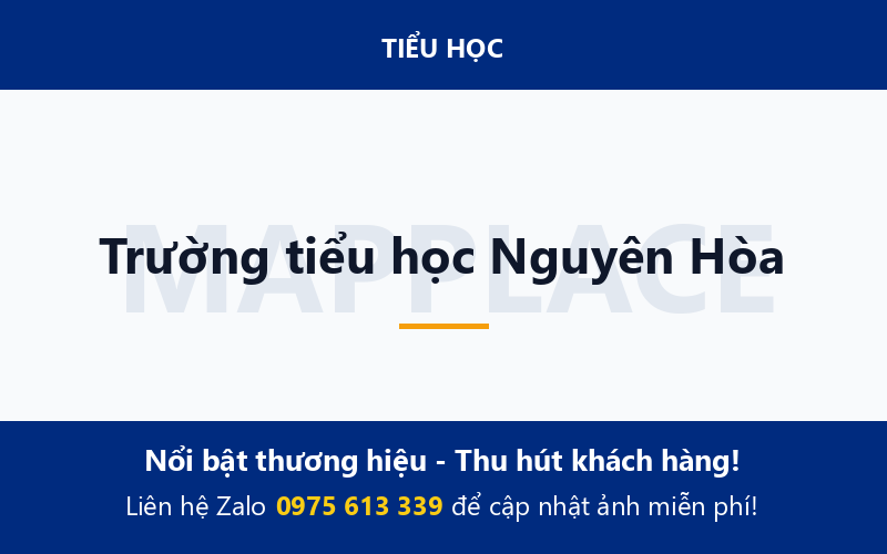 Trường tiểu học Nguyên Hòa