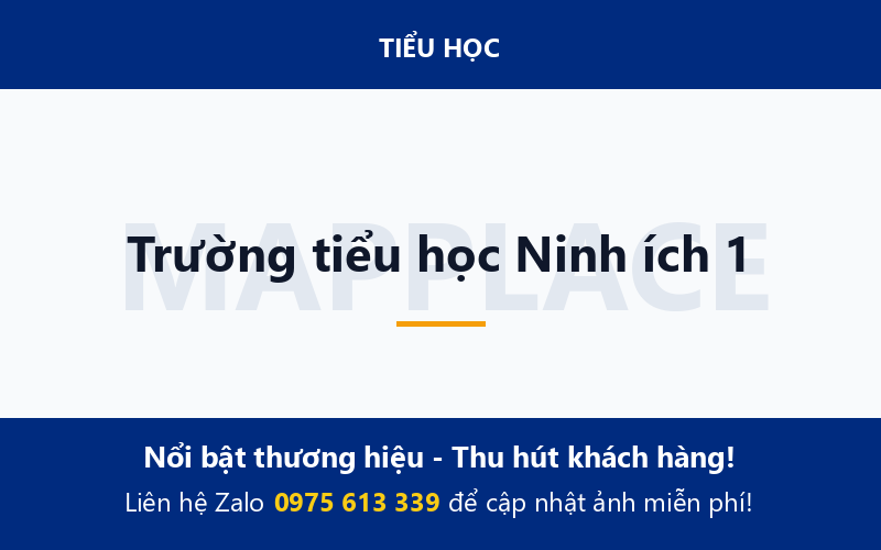 Trường tiểu học Ninh ích 1
