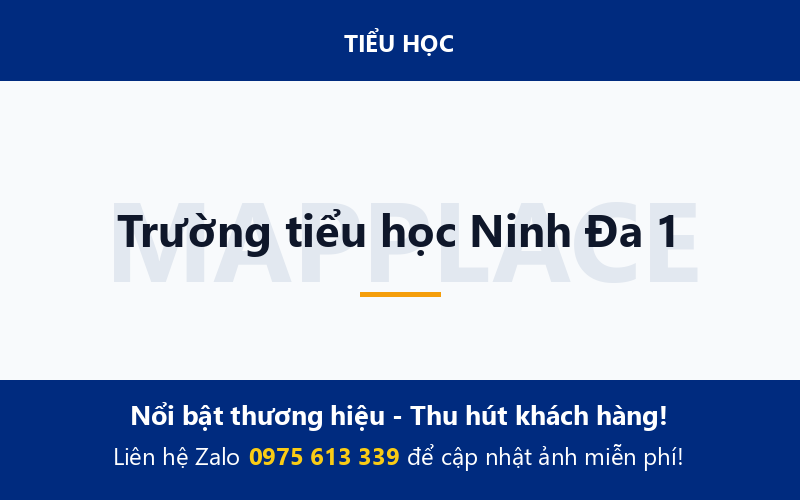 Trường tiểu học Ninh Đa 1