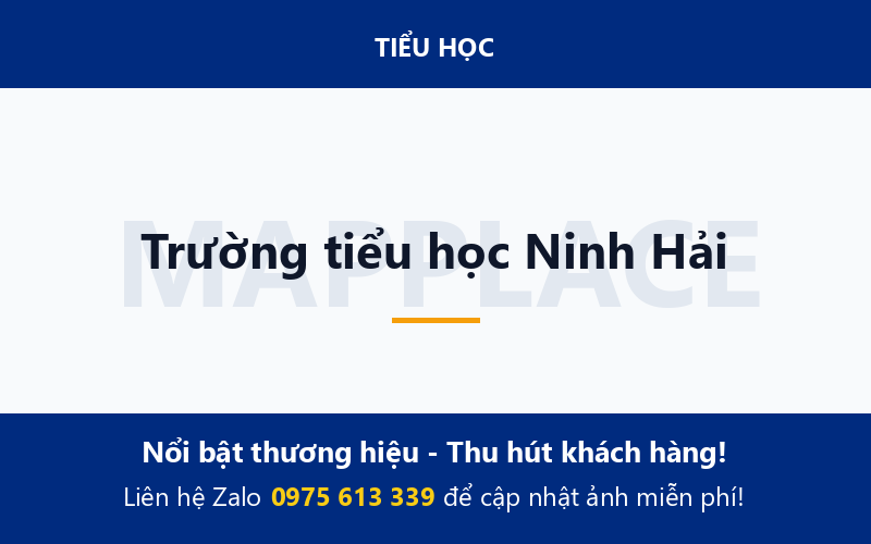 Trường tiểu học Ninh Hải