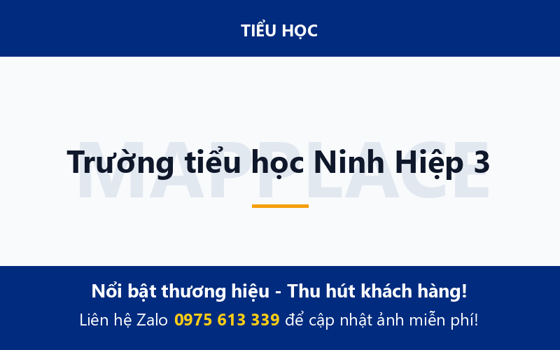 Trường tiểu học Ninh Hiệp 3