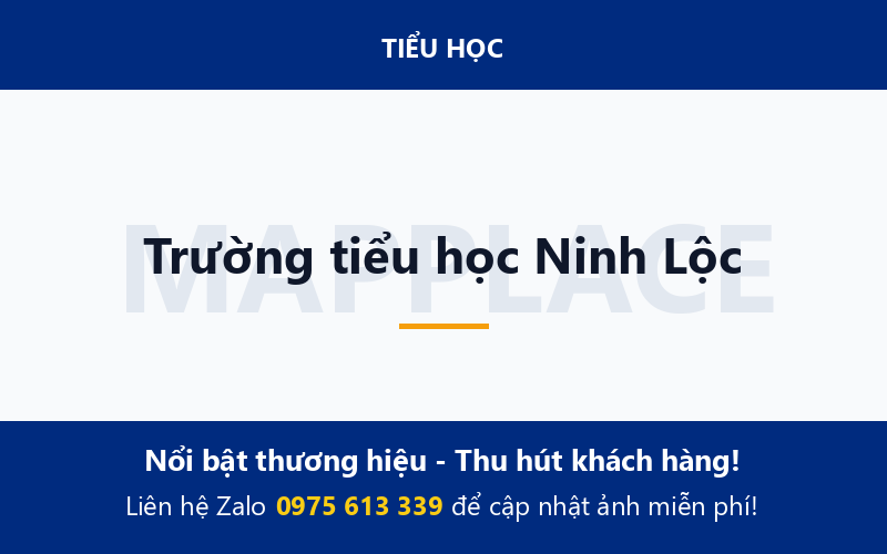 Trường tiểu học Ninh Lộc