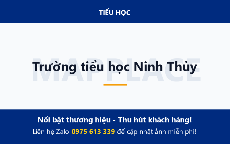 Trường tiểu học Ninh Thủy