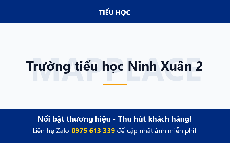 Trường tiểu học Ninh Xuân 2