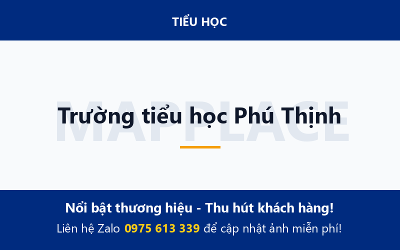Trường tiểu học Phú Thịnh