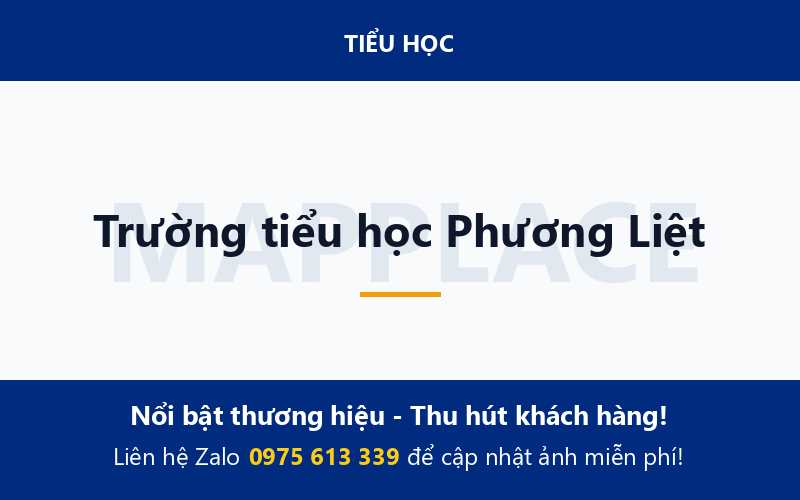 Trường tiểu học Phương Liệt