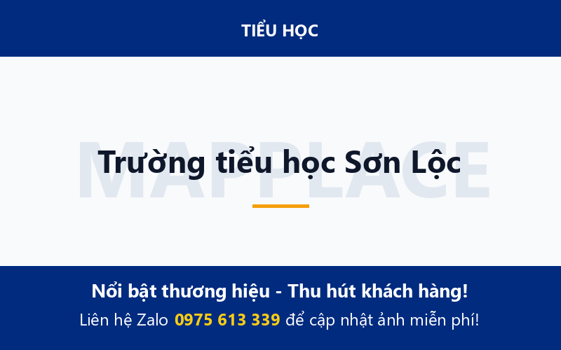 Trường tiểu học Sơn Lộc