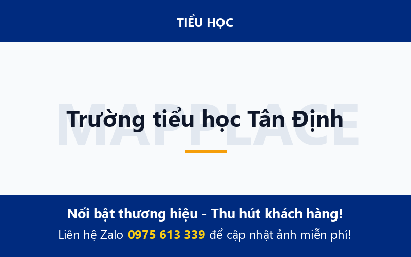 Trường tiểu học Tân Định