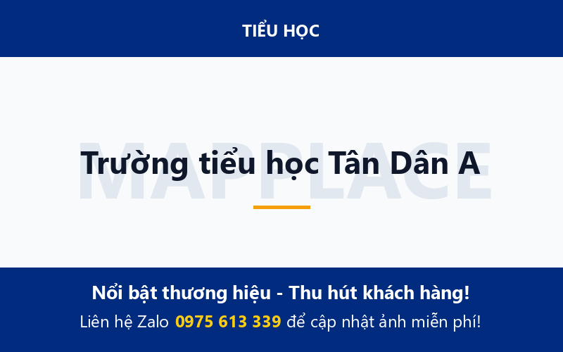 Trường tiểu học Tân Dân A
