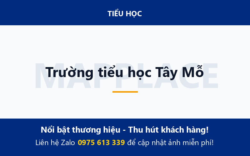 Trường tiểu học Tây Mỗ