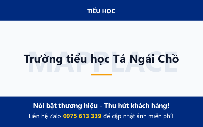 Trường tiểu học Tả Ngải Chồ
