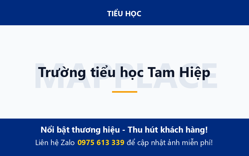 Trường tiểu học Tam Hiệp