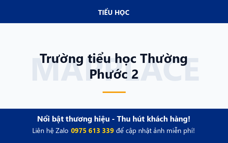 Trường tiểu học Thường Phước 2