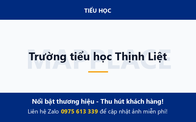 Trường tiểu học Thịnh Liệt