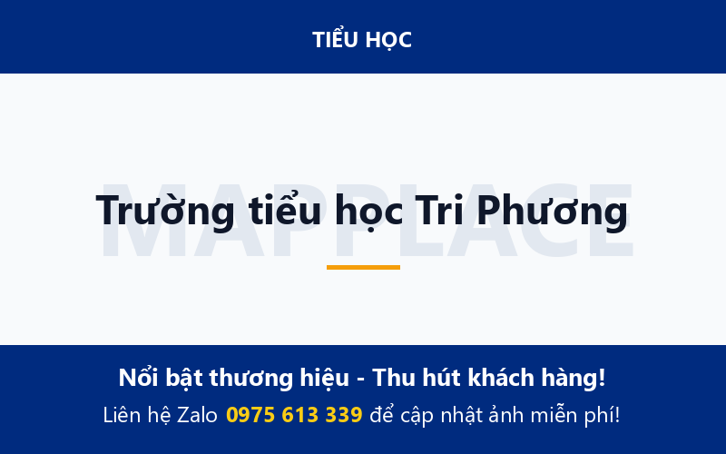 Trường tiểu học Tri Phương