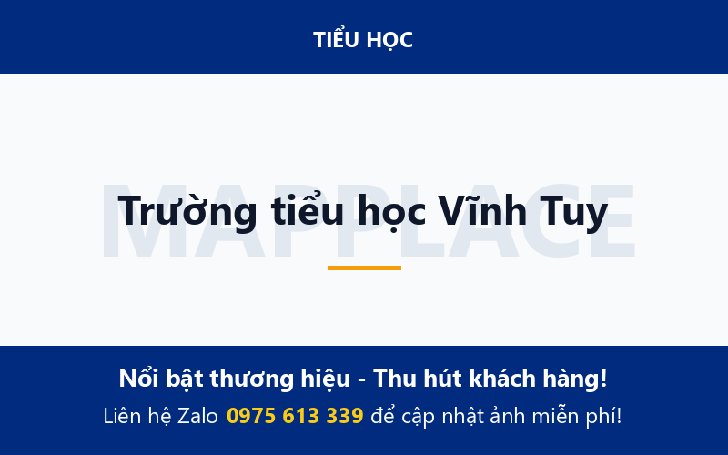 Trường tiểu học Vĩnh Tuy