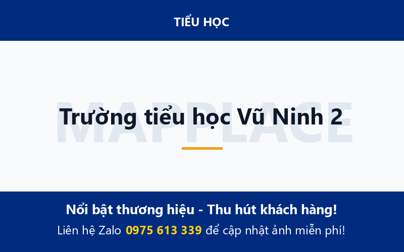 Trường tiểu học Vũ Ninh 2