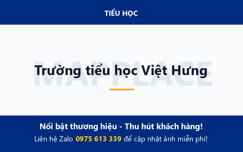 Trường tiểu học Việt Hưng